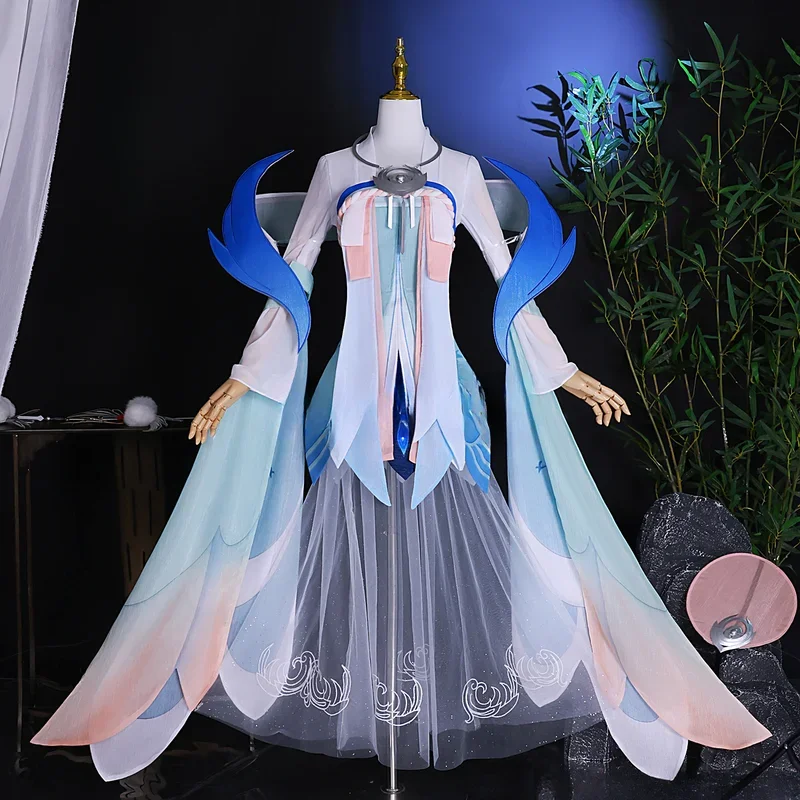 Chang'e Like A Dream COS Server Honor of Kings Dreamlike Cosplay pimiv Anime Game Server stile antico Halloween Carnival Outfit