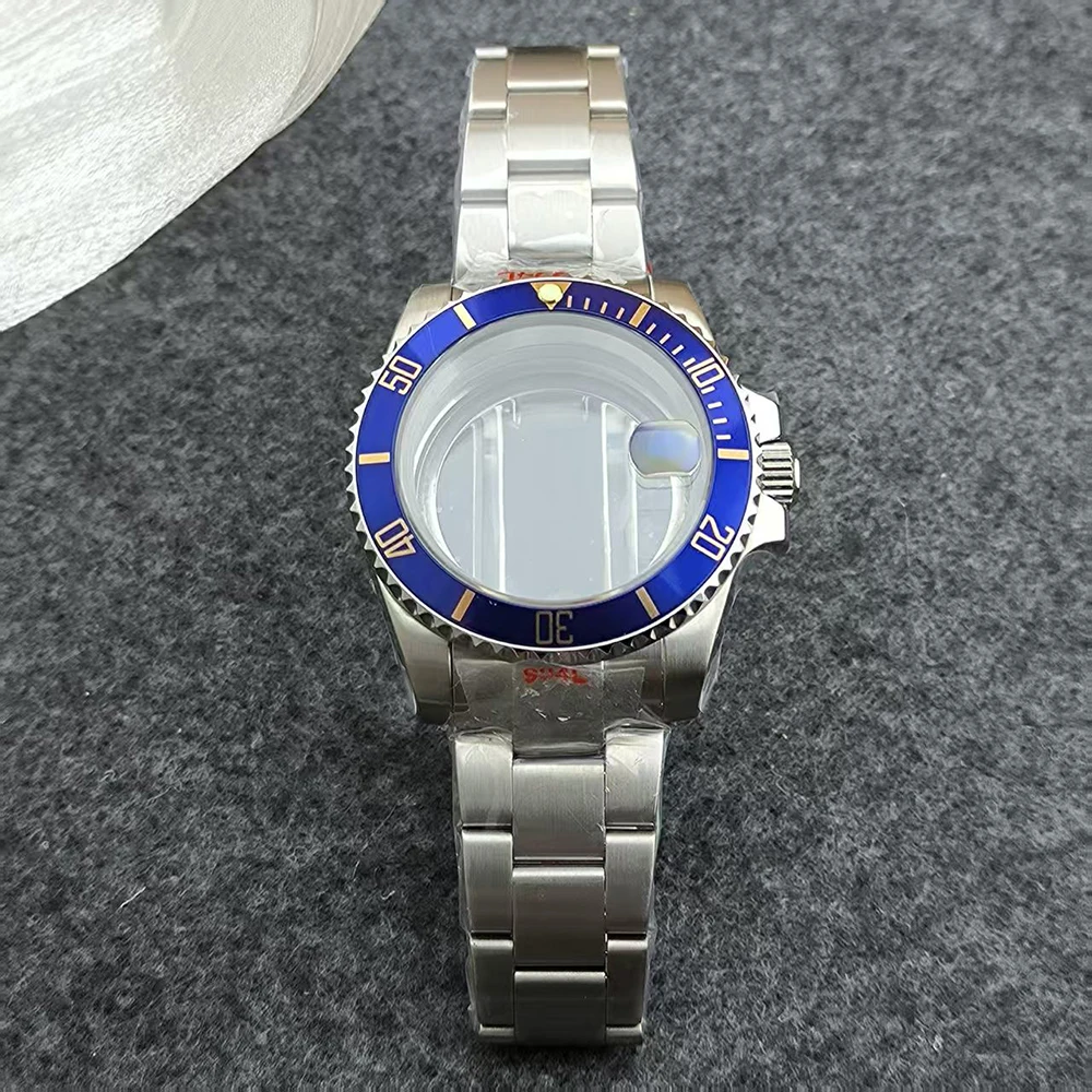 NH35 case 40.4mm stainless steel case watch modification accessories customized LOGO case suitable for NH35 movement