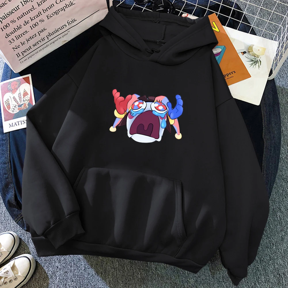 The Amazing Digital Circus Hoodie Women Harajuku Kawaii Pomni Jax Gangle Kinger Zooble Ragatha Hoodies Unisex Hooded Sweatshirts