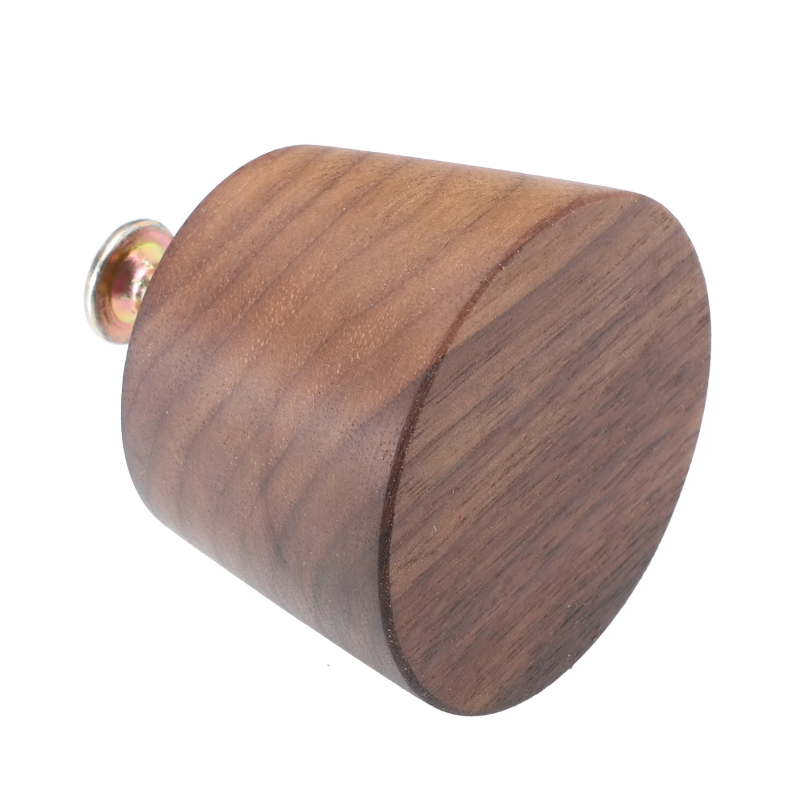 

1Pcs Cone Shape Black Walnut Cabinet Knob Wood Pull Handle for Drawer Wardrobe Closet Furniture Cupboard Cone Shape Handles