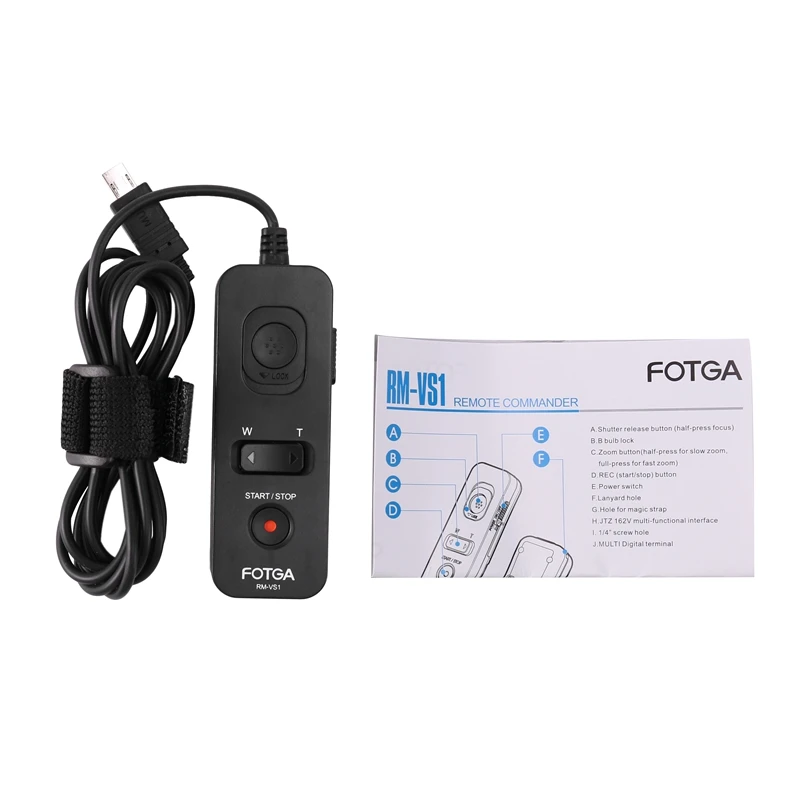 Imagem -06 - Remote Control Shutter Release para Sony Fotga Rm-vs1 Rm-vpr1 A5100 A7s A-5000