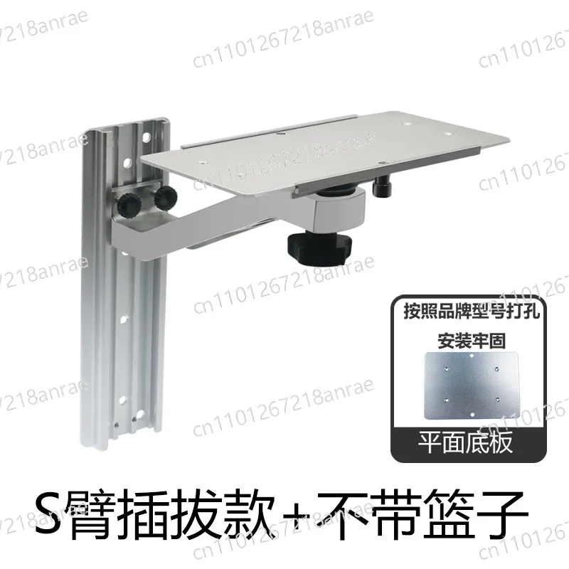 Wall mount standing for machine patient