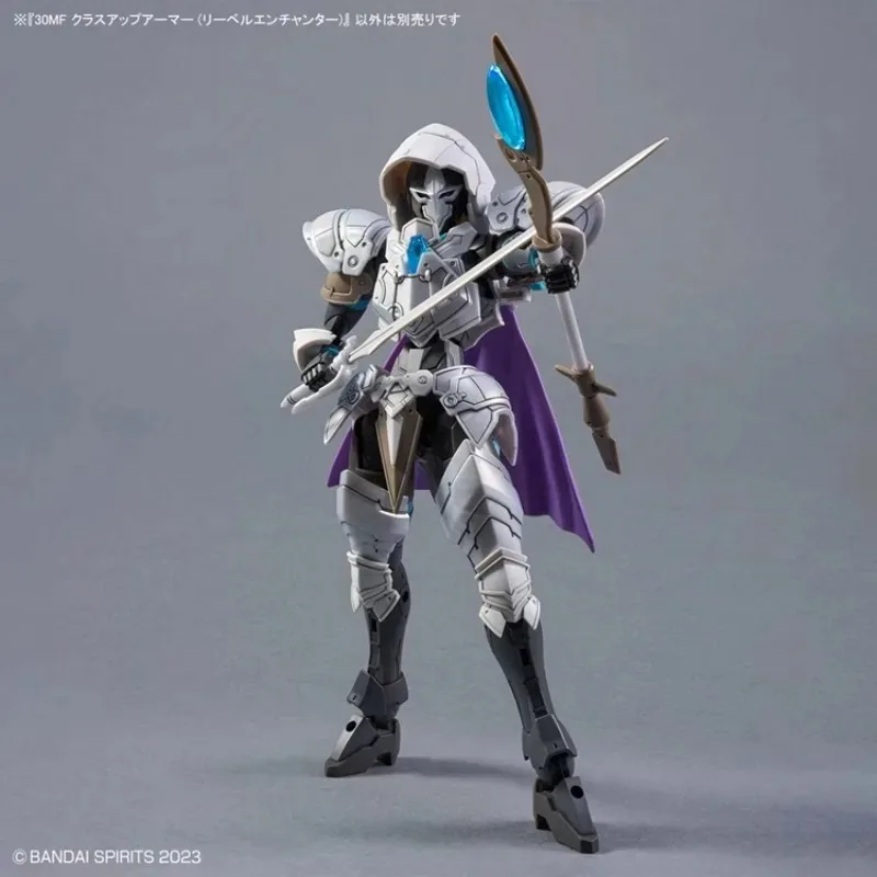 Bandai Original 30MF 30ML modelo Kit figura de Anime 1/144 CLASE UP ARMOR LIBER ENCHANTER figuras de acción juguetes regalos para niños