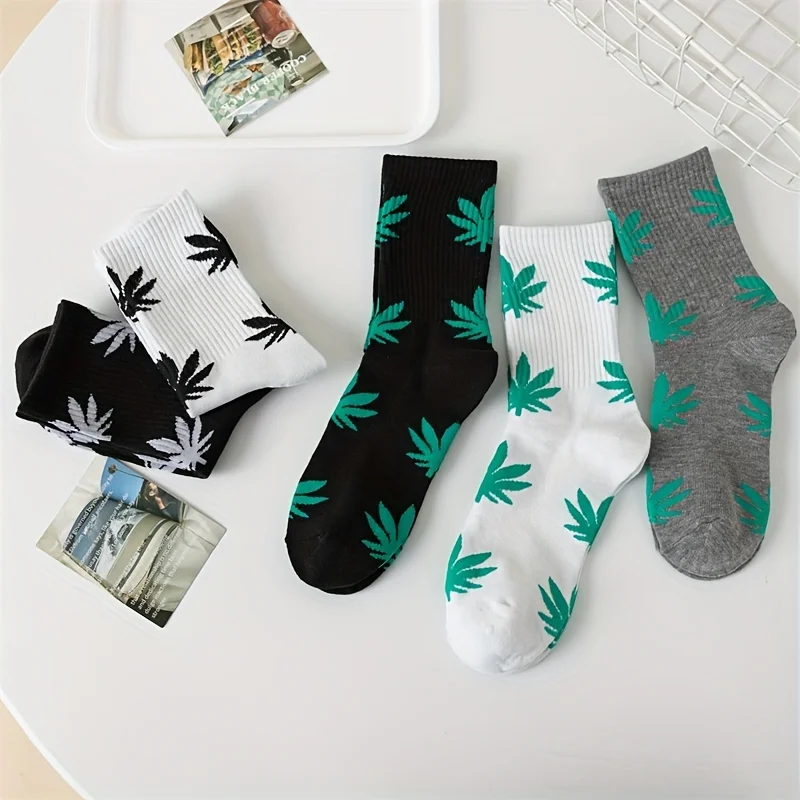 Packung mit 5 Paar Hanf blatts ocken