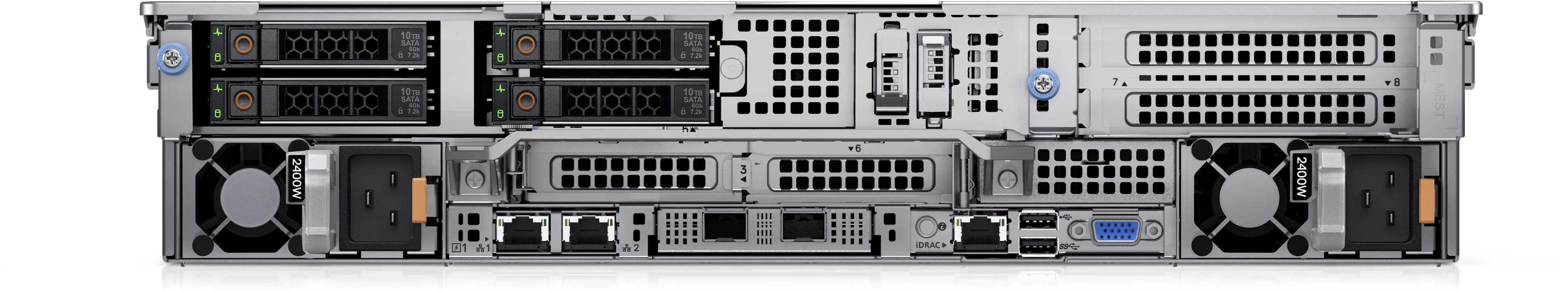 PowerEdge Xeon 실버 4310 프로세서, 480G SSD, 4x16GB 메모리, 2U 랙 서버, R750 재고