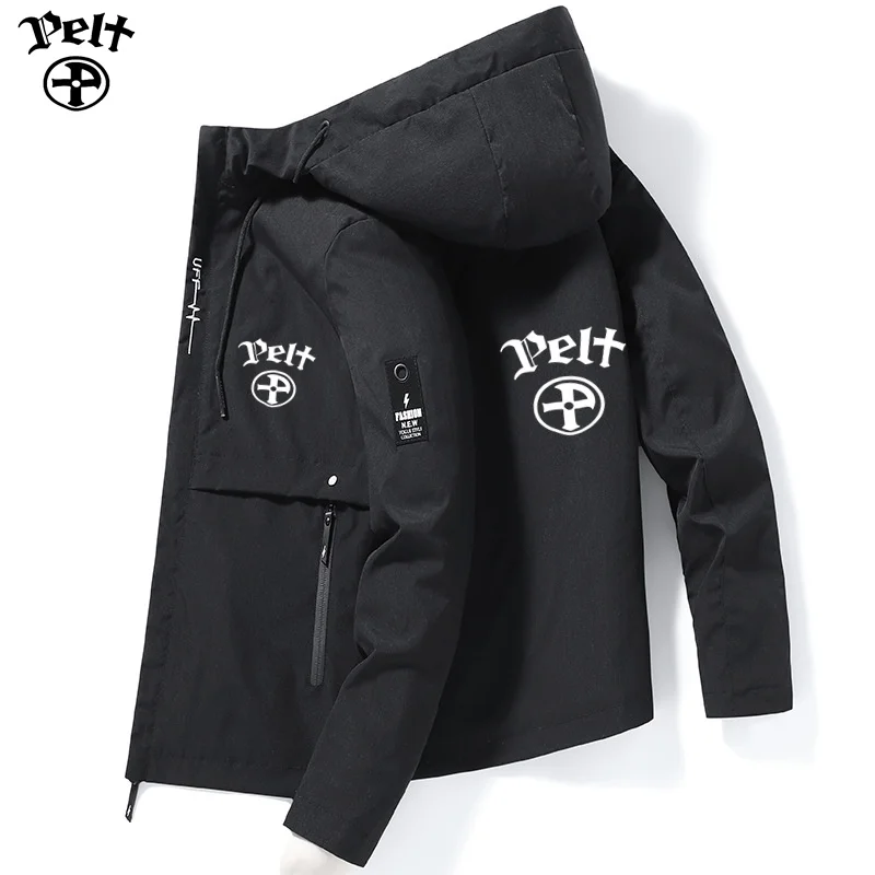 PELT Golf Jackets Spring Men\'s and Women\'s Windproof and Sunscreen Top Fashion Hoodie Coat Leisure Outdoor Sports Clothing