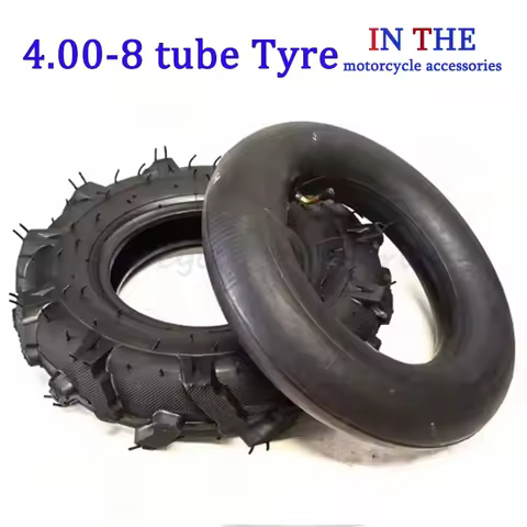 4.00-8 Tyre Parts Agriculture Herringbone Tire Tractor s Micro Cultivator Agricultural Machinery 400-8 Rubber