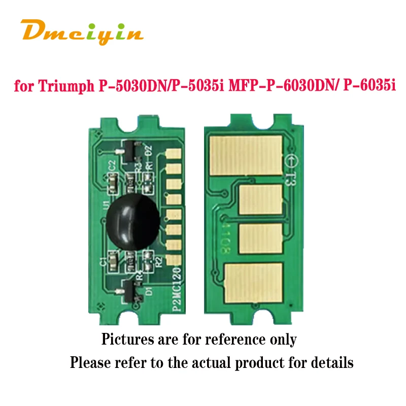 WW Version BK 25K 4436010015 Toner Chip for Triumph Adler P-5030DN/P-5035i MFP-P-6030DN/ P-6035i MFP