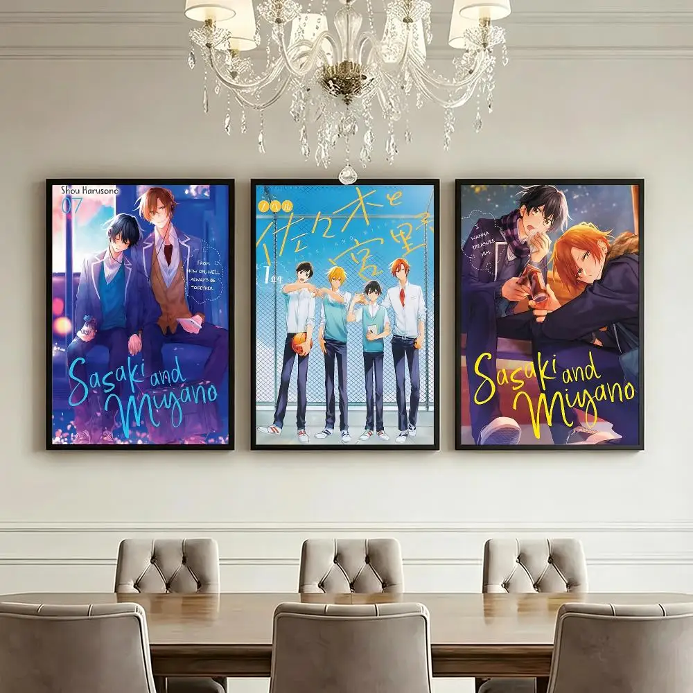 anime Sasaki and Miyano Poster HD Poster High End Luxury Home Decor for Living Room Bedroom Corridor and Gift Giving