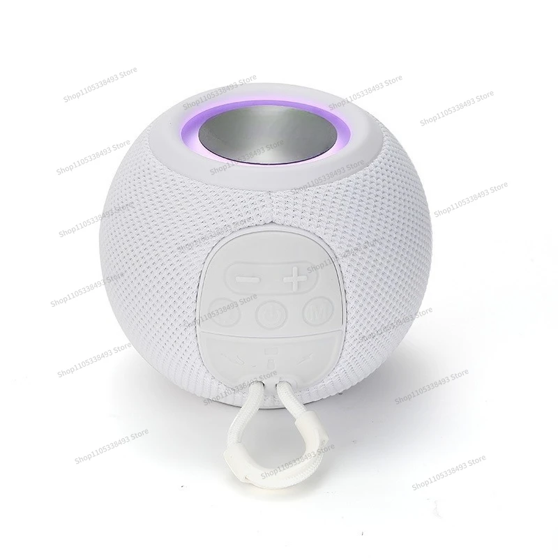 For TG337 Bluetooth Speaker Wireless Colorful Light Fabric Insert Card Heavy Subwoofer Outdoor Portable Mini Bluetooth Speaker