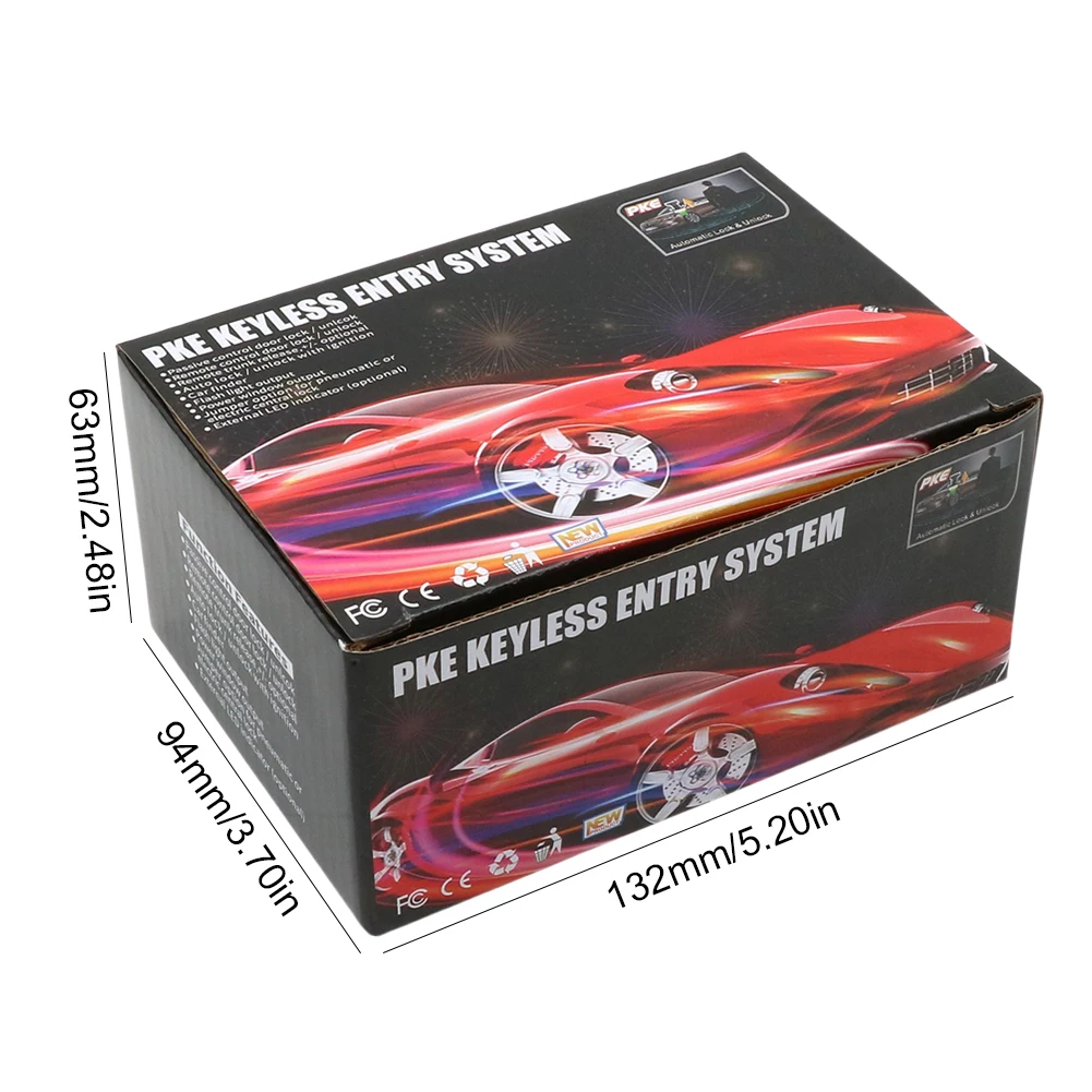 

Remote Engine Starter Central Lock Kit PKE Keyless Entry System Push Button Remote Starter Stop Remote Start Engine Ignition Kit