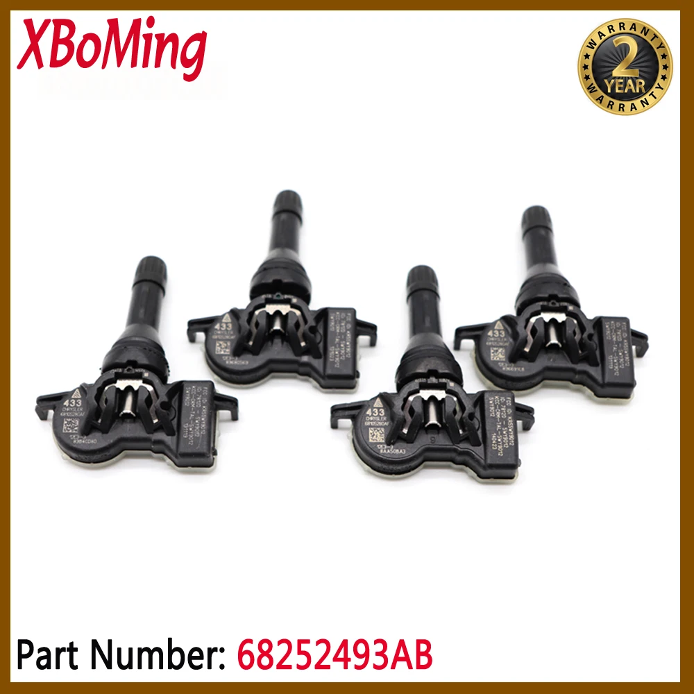 Датчик давления в шинах 68252493AB TPMS для Jeep Grand Cherokee и Renegade Dodge Durango, Дротика Chrysler Pacifica 200 433 МГц Датчик давления в шинах 68252493AB TPMS для Jeep Grand Cherokee и Renegade Dodge Durango, Дротика Chrysler Pacifica 200 433 МГц