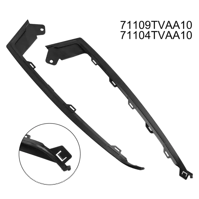 

1Pair Front Left + Right Lower Bumper Trim 71109TVAA10, 71104TVAA10 For Honda Accord Sedan 2018-2020