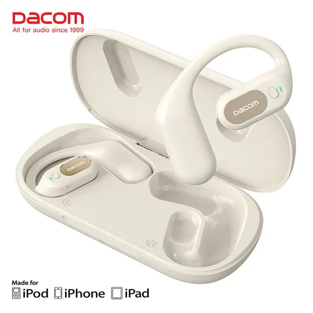 DACOM OpenBuds G136 Bluetooth Earphones Without in ear Wireless Ear Hanging IPX7 Waterproof Earphones for Sports Earphones