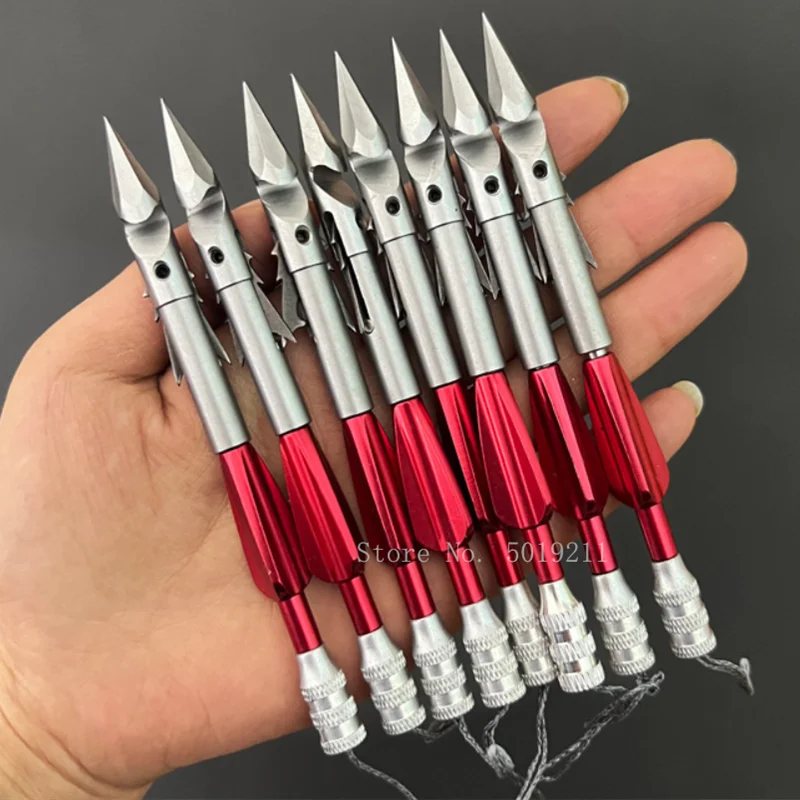 5/10pcs Outdoor Gadgets Fishing Fish Darts Removable Sturdy and Durable New Stainless Steel Hunting Shooting Catapult