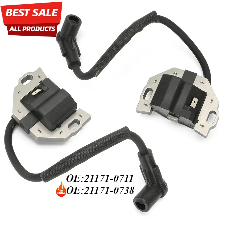 

2 шт. 21171-0711 21171-0738 новая катушка зажигания для двигателей Kawasaki FR651V FR691V FR730V FR FS FX серии 211710711 21171-0743