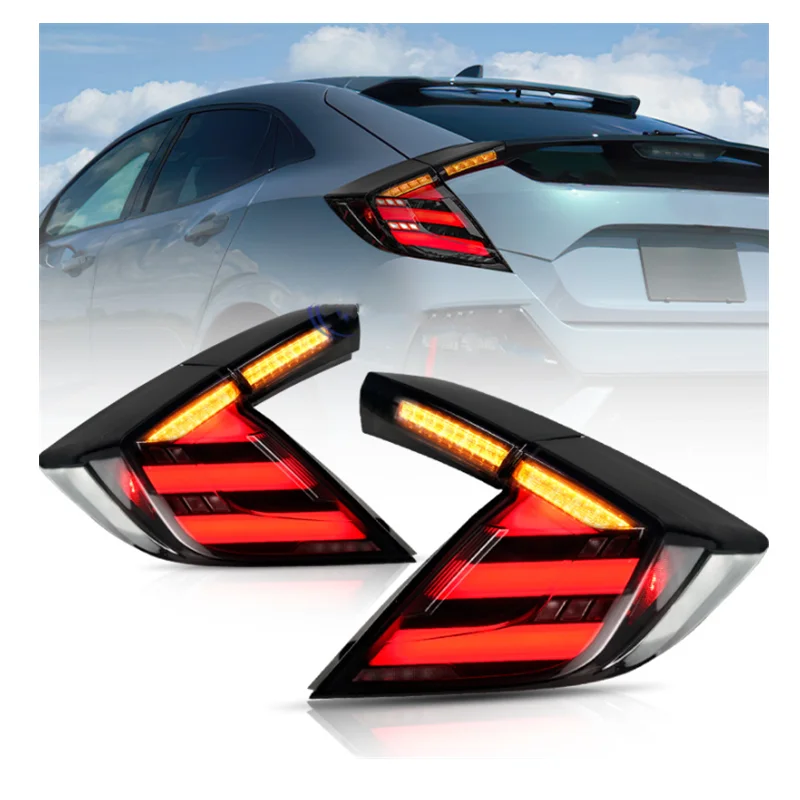 

Honda Civic Accessories Automobile Tail Lamp For Honda Civic 2016 2017 2018 2019 2020 Upgrade LED Honda Civic Tail Lights