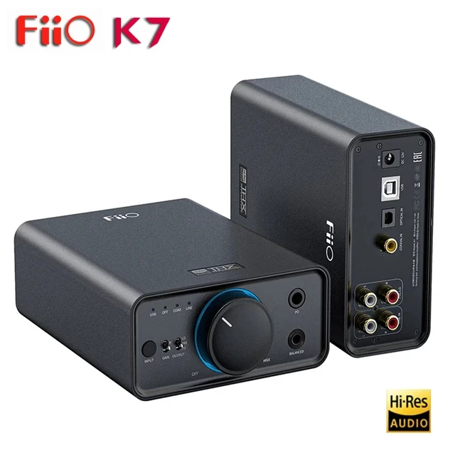 FiiO K7/K7 BT ハイレゾオーディオ HIFI ヘッドフォンアンプ AK4493SEQ