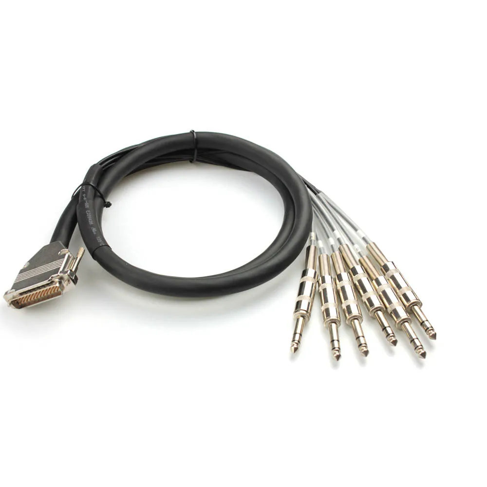 nmbjcko-8-db25-バランス-オーディオ-スネーク-1-4-インチ-trs-ブラック-15-フィート-8-チャンネル-db25-635-1-4-フィート-ステレオ-プラグ-スネーク-ケーブル