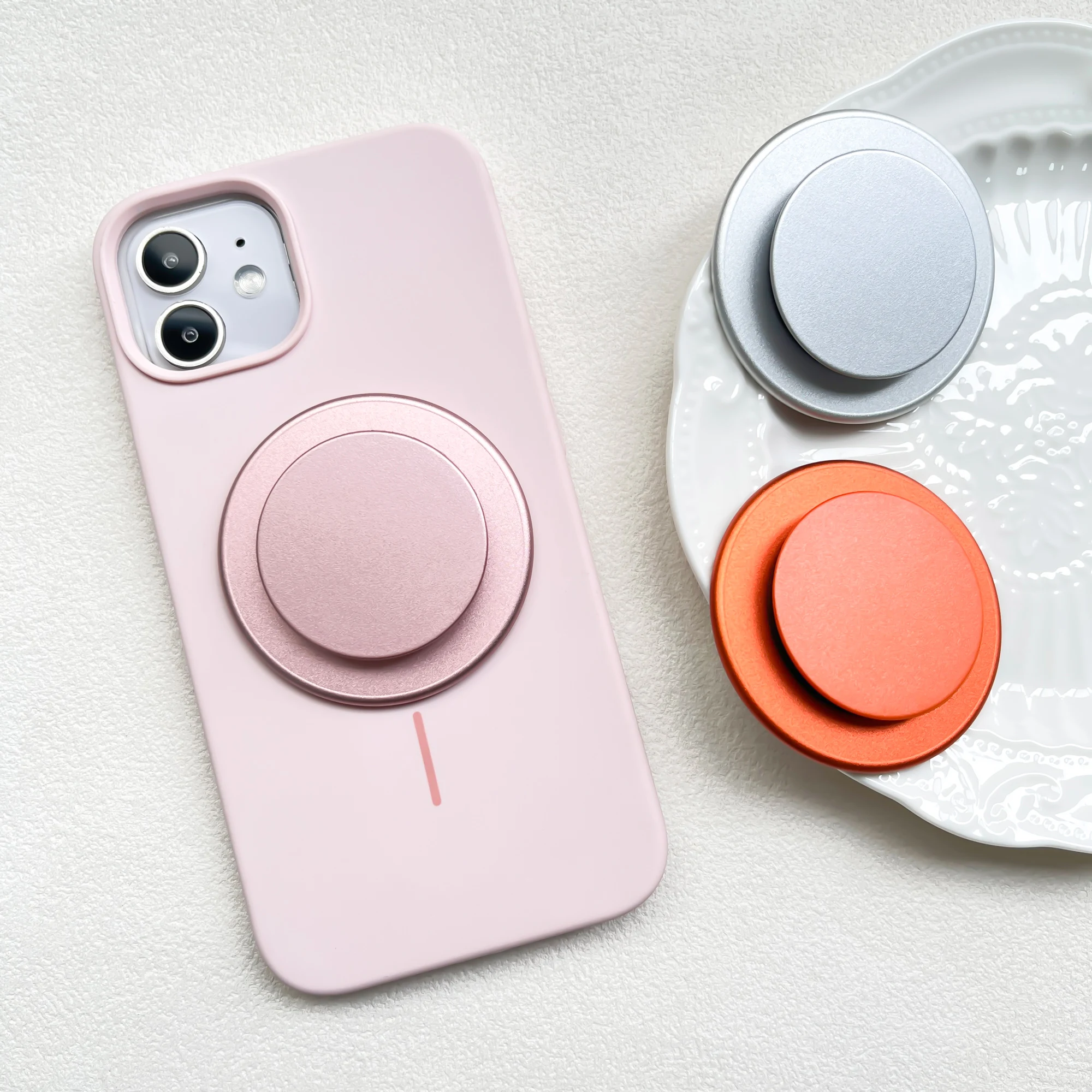 Hochwertiger Magnetischer Faltbarer Handy-Griffhalter, Ringhalterung für iPhone, Samsung, Xiaomi, Erweiterbarer Fingerständer – Detail 4