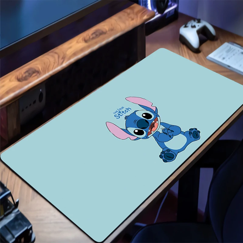 Mouse pad ponto lockedge grande kawaii bloqueio borda acessórios de jogos computador gamer teclado mouse tapete mesa mousepad para presente