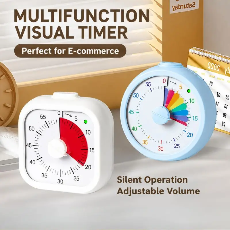 Visual Countdown Timer Kids Self Discipline Timing Time Manager For Daily Learning Student Time Planning Reminder