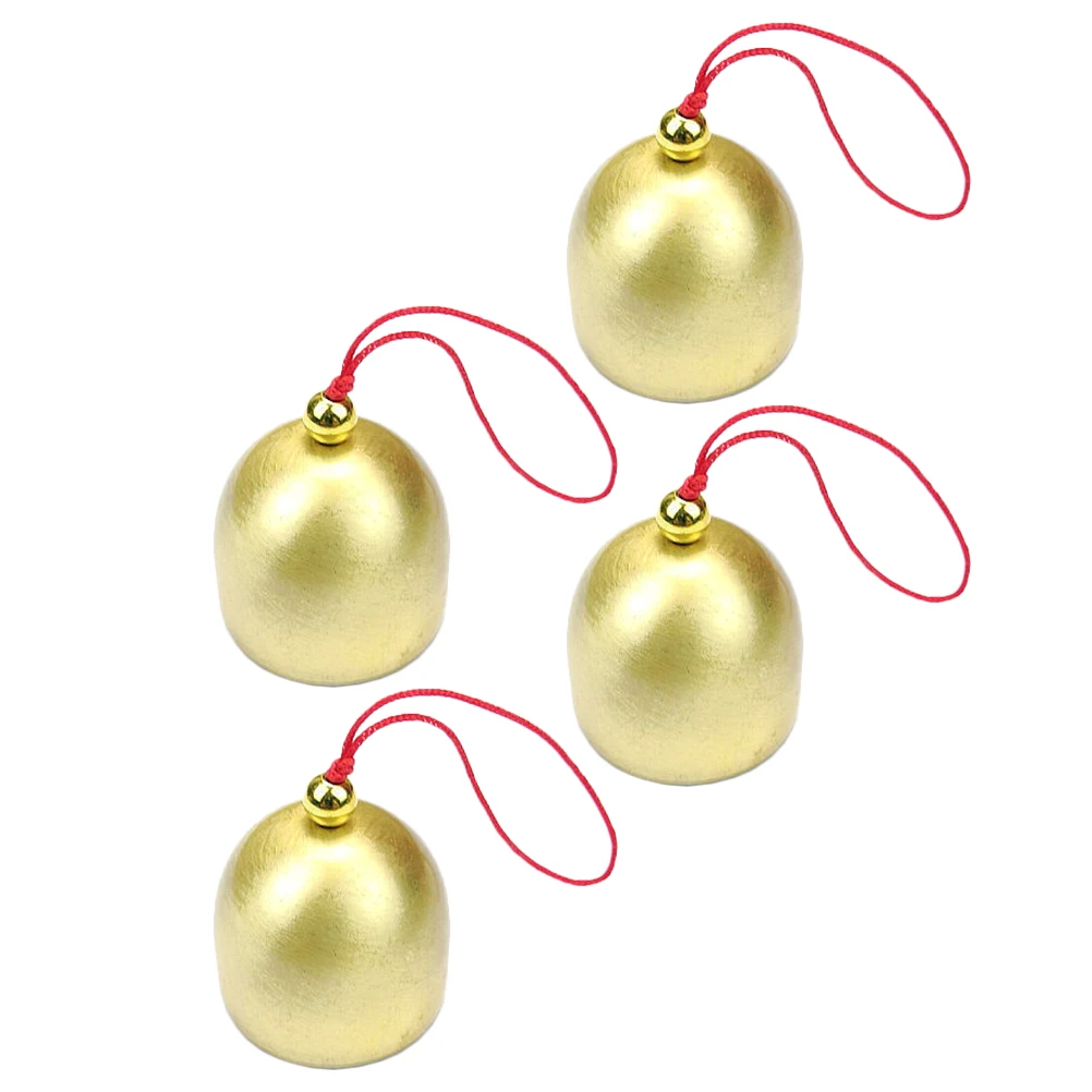 

4pcs Copper Wind Chimes Retro Style Hanging Decor For Home Balcony Garden Outdoor Indoor Use Durable Wind Bell Pendant