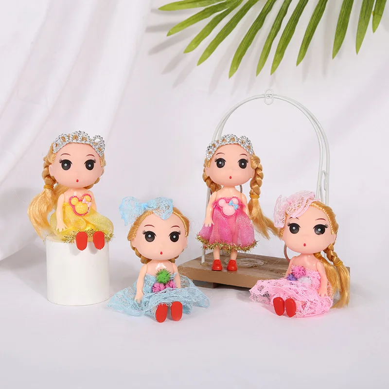 12cm Little Kelly Confused Doll Princess Cute Baby Kelly Dolls Body Toys For Girls Children Gifts