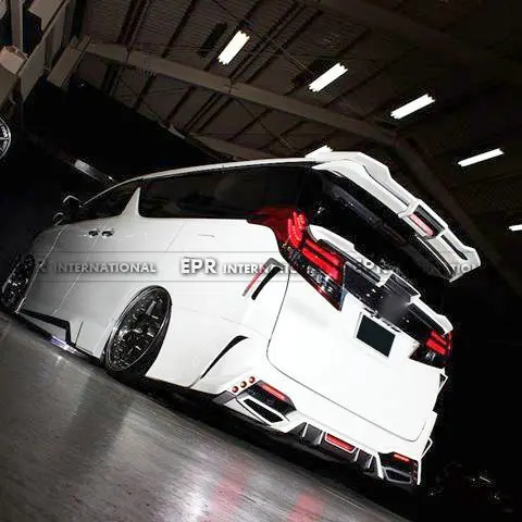 

Suitable For 2015 Vellfire AH30 Series Car Modification, Fiber Tail Rear Door Middle Wing Personalized Installation