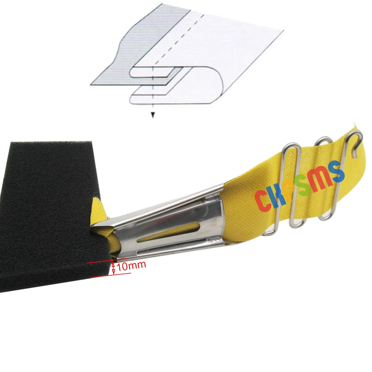 1PCS #KP-19001 45MM Tape, Export 10MM Heigh Double Fold Binder FOR SINGER 211G, 211W, JUKI DNU-1541, LU-1508, LU-1510, LU-1560