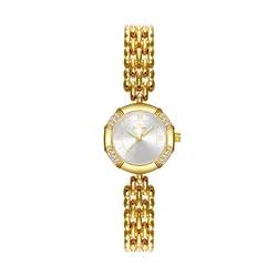 Women Watch Vintage Gold Roman Numeral Octagon Watch Fashion Luxury Quartz Ladies Dress Watches Rhinestone Bracelet Clock Gift