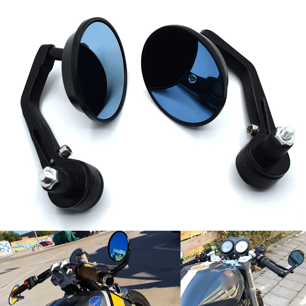 Universal 7/8 22mm Handle bar mirror Motorcycle rear view mirror for Ducati 1199 Superleggera,848 1098/R/S 1199 1198/S 1100 1200