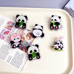 Clip de Panda Kawaii para manualidades de fotos, decoración DIY, notas, letras, Clips de papel, suministros escolares de oficina, 36 piezas por lote