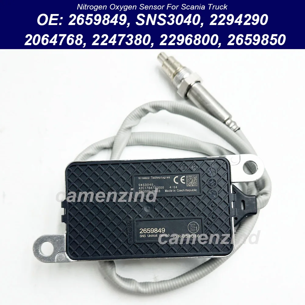 

2659849 SNS3040 2294290 Nitrogen Oxide Sensor NOX Sensor 2064768 2247380 2296800 2659850 For Scania Truck
