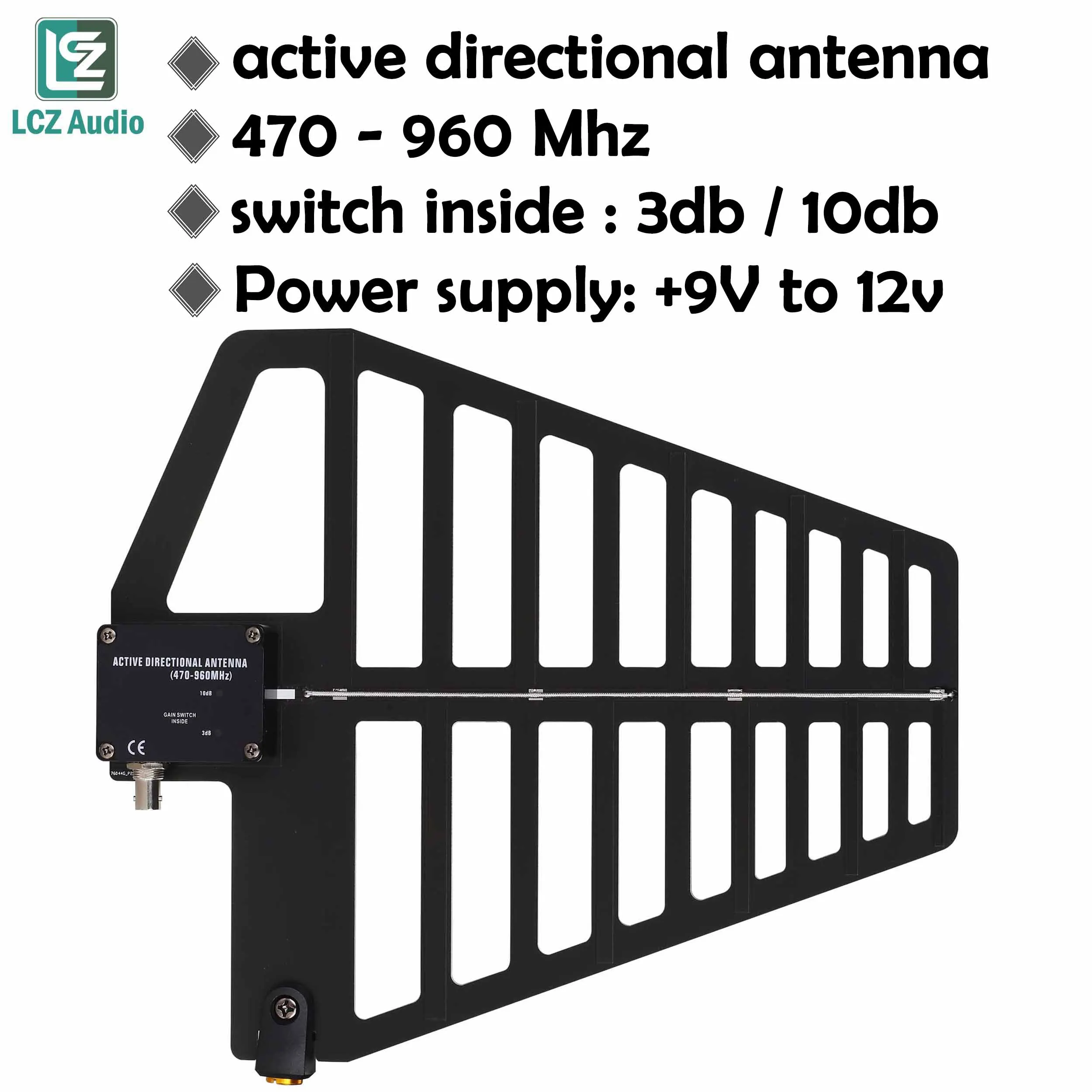 Imagem -05 - Canais sem Fio Microfone Antena Sistema de Distribuição 500m rf Distribuidor Amplificador de Sinal Ativo Direcional Antenas Mic 16