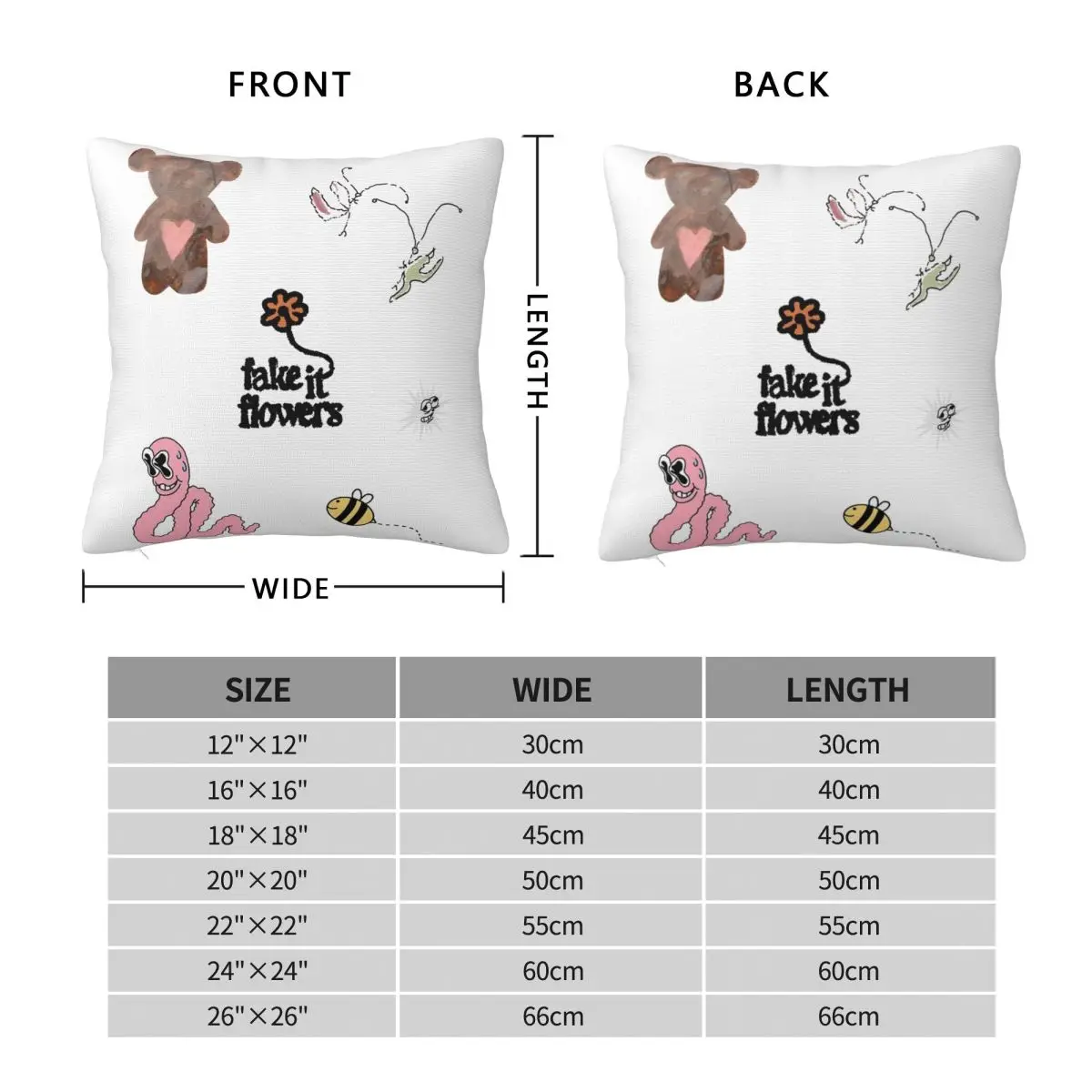 Beabadoobee Album Pillowcase Double-sided Printing Polyester Cushion Cover Decorative Throw Pillow Case Cover  40X40cm image 4