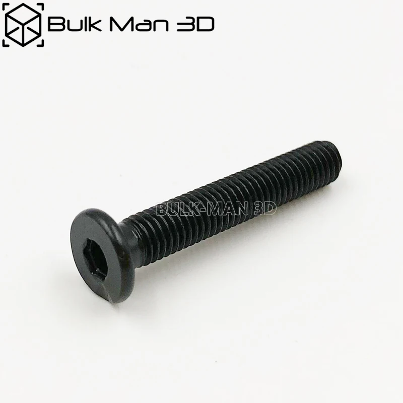 10pcs/Lot Openbuilds M5 Low Profile Screw Black M5*6/8/10/12/15/20/25/27/30/35/40/45/50/55/60/65 For 3D Printer Laser Engraver