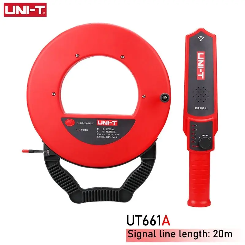 UNI-T UT661A UT661B جدار أنبوب حديد انسداد كاشف التشخيص أداة الماسح الضوئي خط أنابيب حجب انسداد السباكين أداة