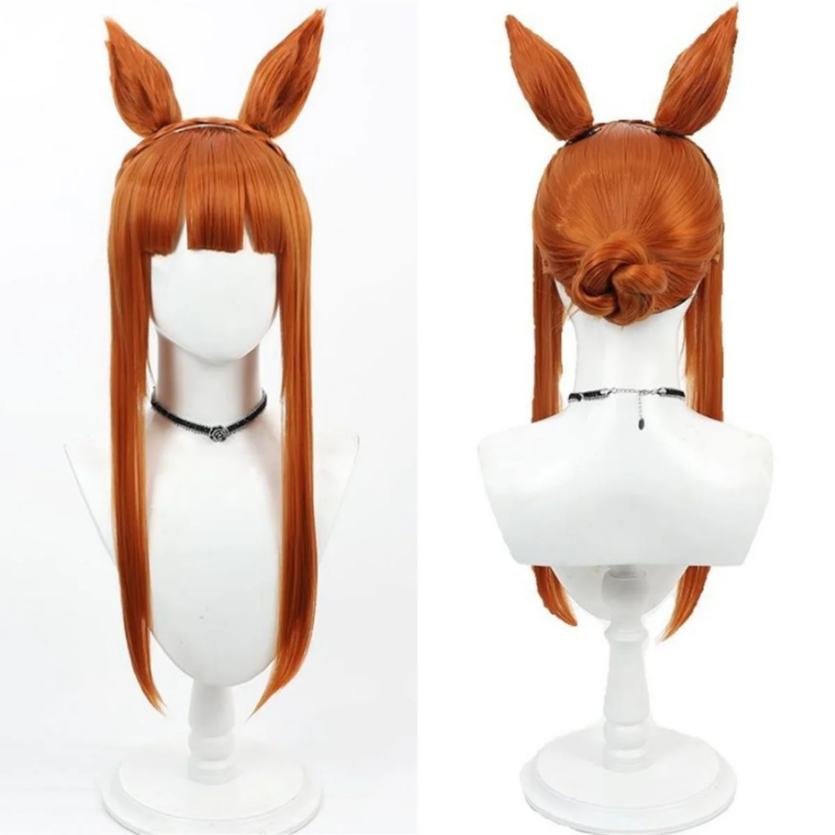 

Cosplay Uma Musume Pretty Derby Summer Swimsuit Silent Suzuka Wig Anime game party synthetic wig