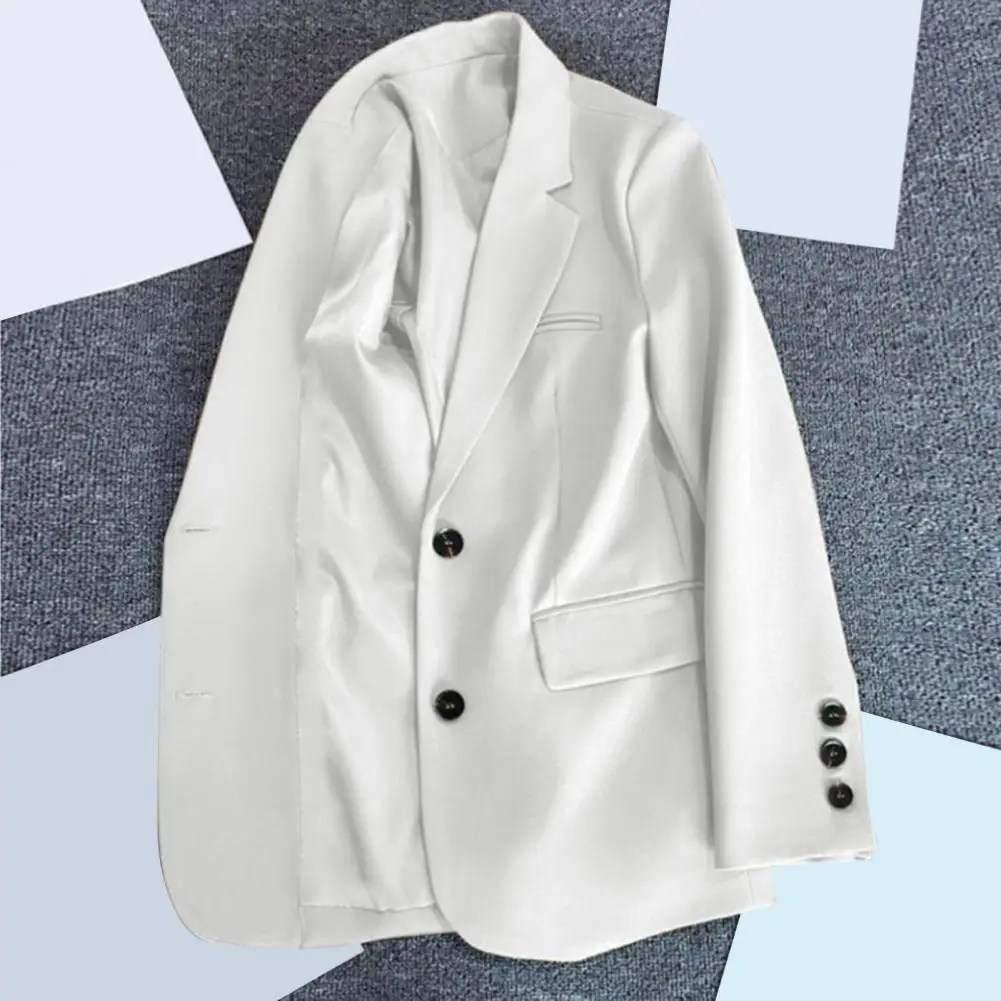 Manteau Imbibé Élégant à Revers pour Femme, Poches à Rabat, Design à Deux lèvent, Vêtements d'Extérieur de Travail Professionnels