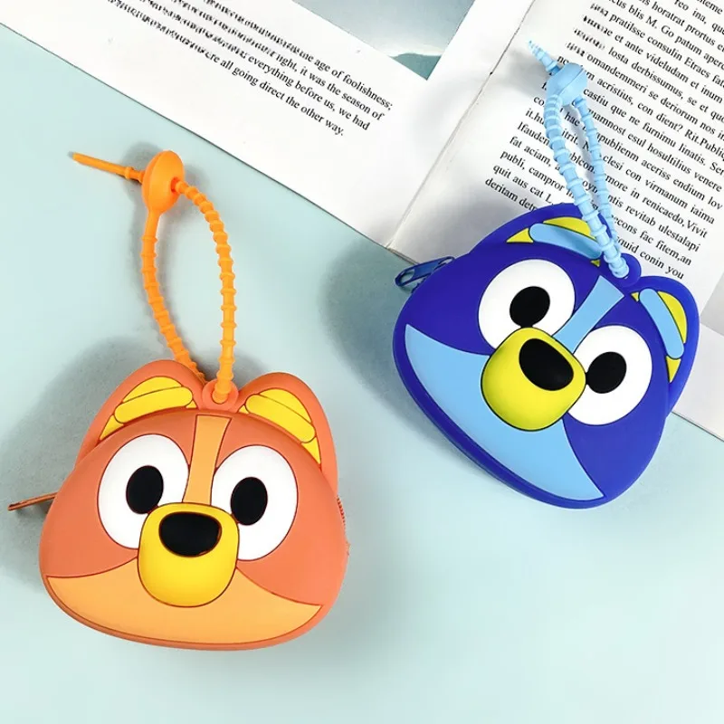 

Креативный мультяшный брелок-кошелек Blueys, милый брелок-щенок, чехол для студенческого билета, украшение для ключей для мужчин и женщин, подарки