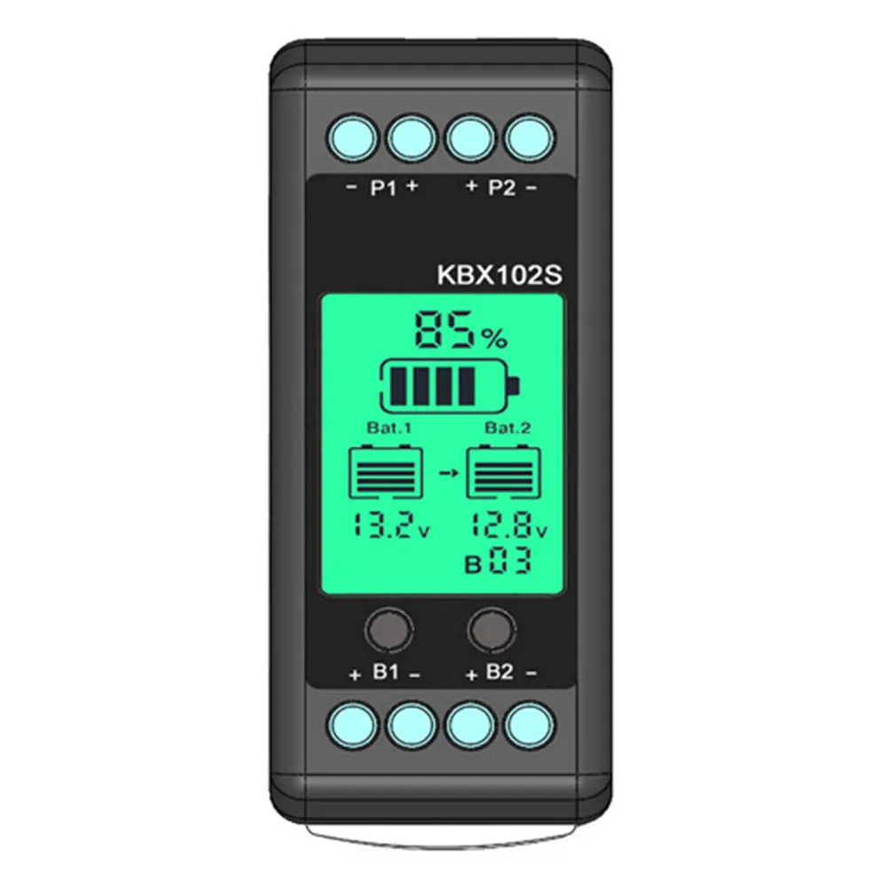 وحدة تحكم جهد موازن البطارية من سلسلة KBX102S 24 فولت مع شاشة LCD تعويض الطاقة التلقائي لأداء مثالي