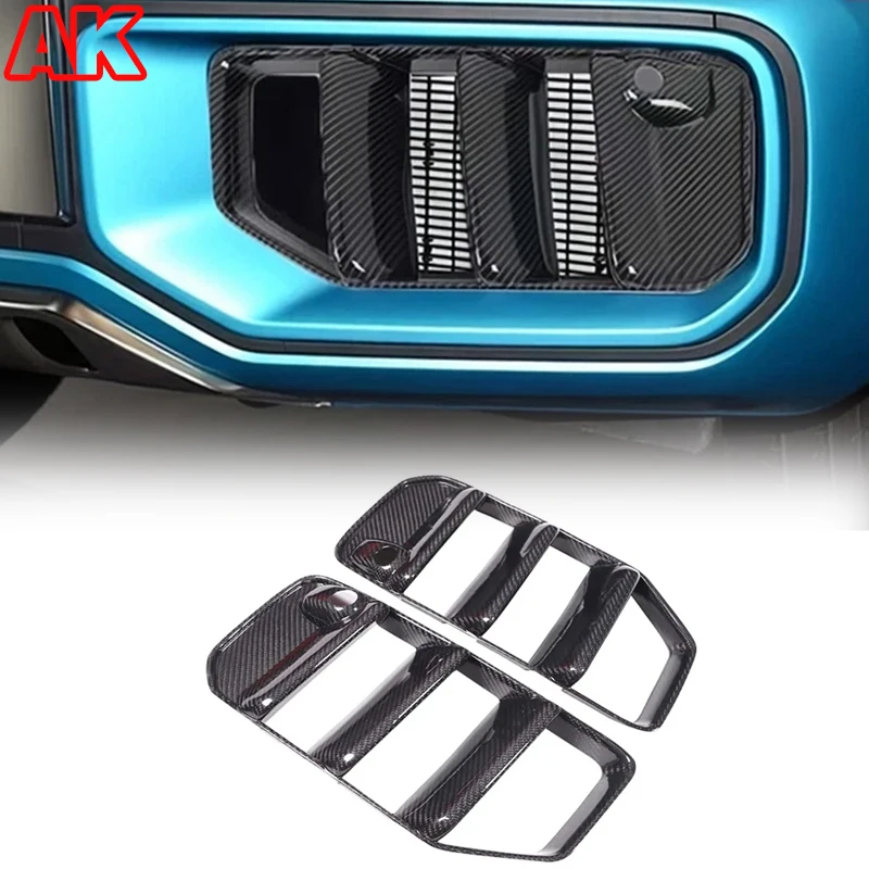 

Для Mercedes-Benz G-Class G63 W465 2025+ Передний бампер из настоящего углеродного волокна автомобиля, боковая вентиляционная крышка, решетка, сетка, аксессуары