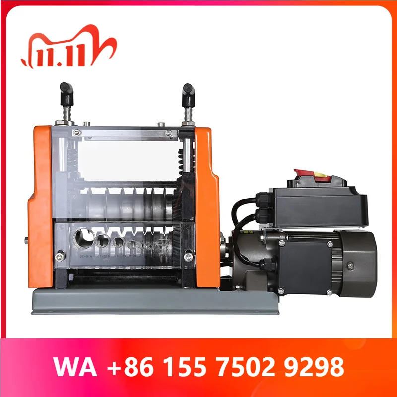Automatic Wire Stripping hine 1.5-25 mm Motorized Cle 7 Wire For Scrap Copper Recycling