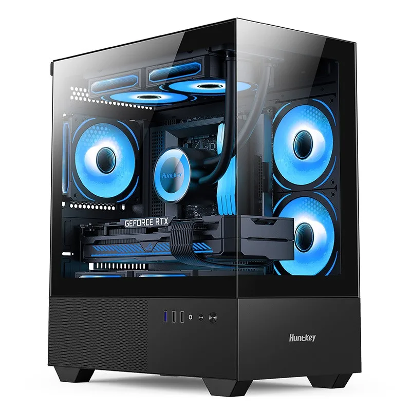 

G45 Desktop computer I5 12400F 16GB 500G SSD RX580 8GB GDDR5 six core win-11 PC Desktop Computer Office and household use Gaming