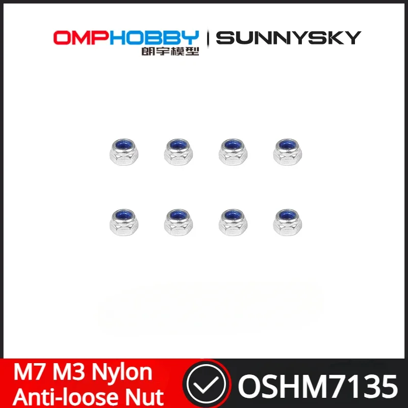 OMPHOBBY M7 RC Helicopter Spare Parts M3 Nylon Anti-loose Nut OSHM7135