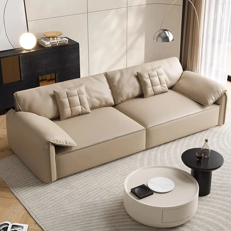 

Relaxing Genuine Leather Sofas Fancy Living Room Luxury Modern Sofa Italian Loveseat Sofy Do Salonu Apartment Furniture