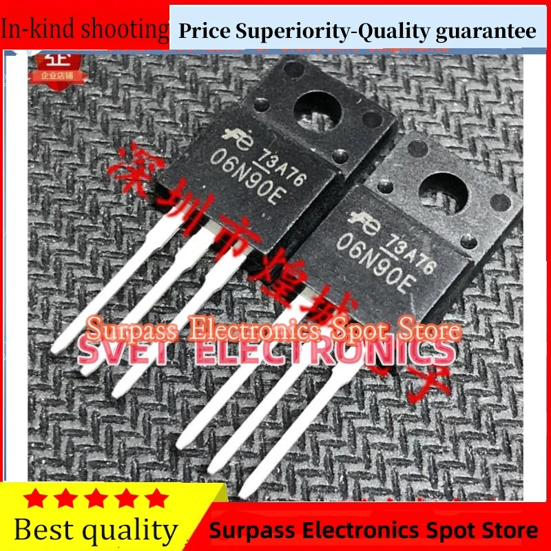

10PCS-50PCS 06N90E FMV06N90E TO-220F 900V 6A Original Fast shipping