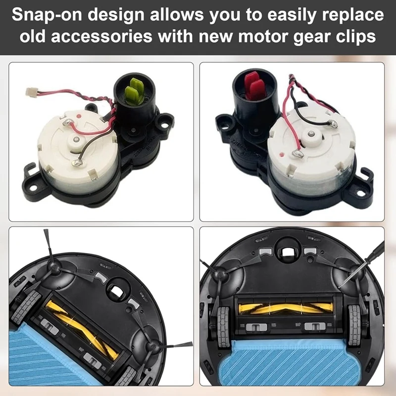 A15Q-Сменная шестерня двигателя боковой щетки для робота-пылесоса ECOVACS DEEBOT OZMO 950/920/N5/N8 T5/T9/T8/X1