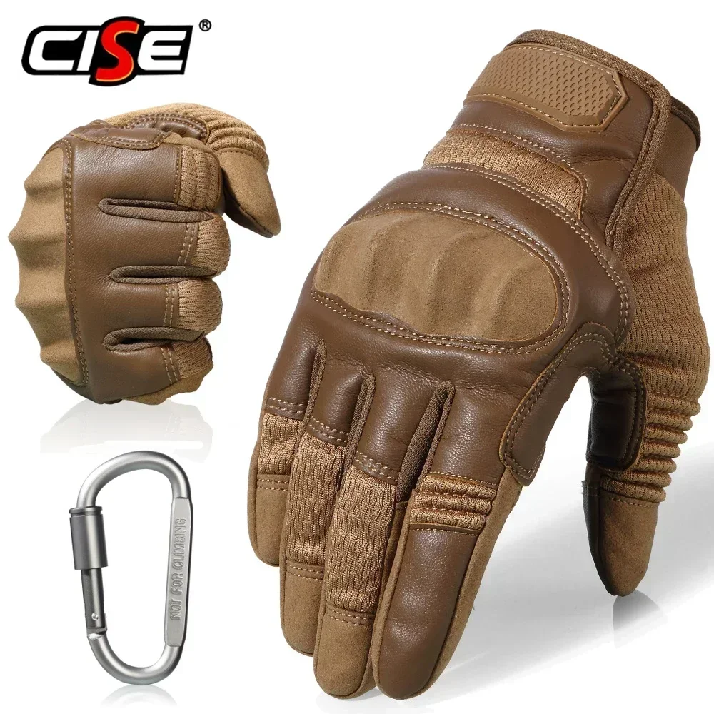 Touchscreen PU Leather Motorcycle Full Finger Gloves Protective Gear Racing Pit Bike Riding Motorbike Moto Motocross Enduro